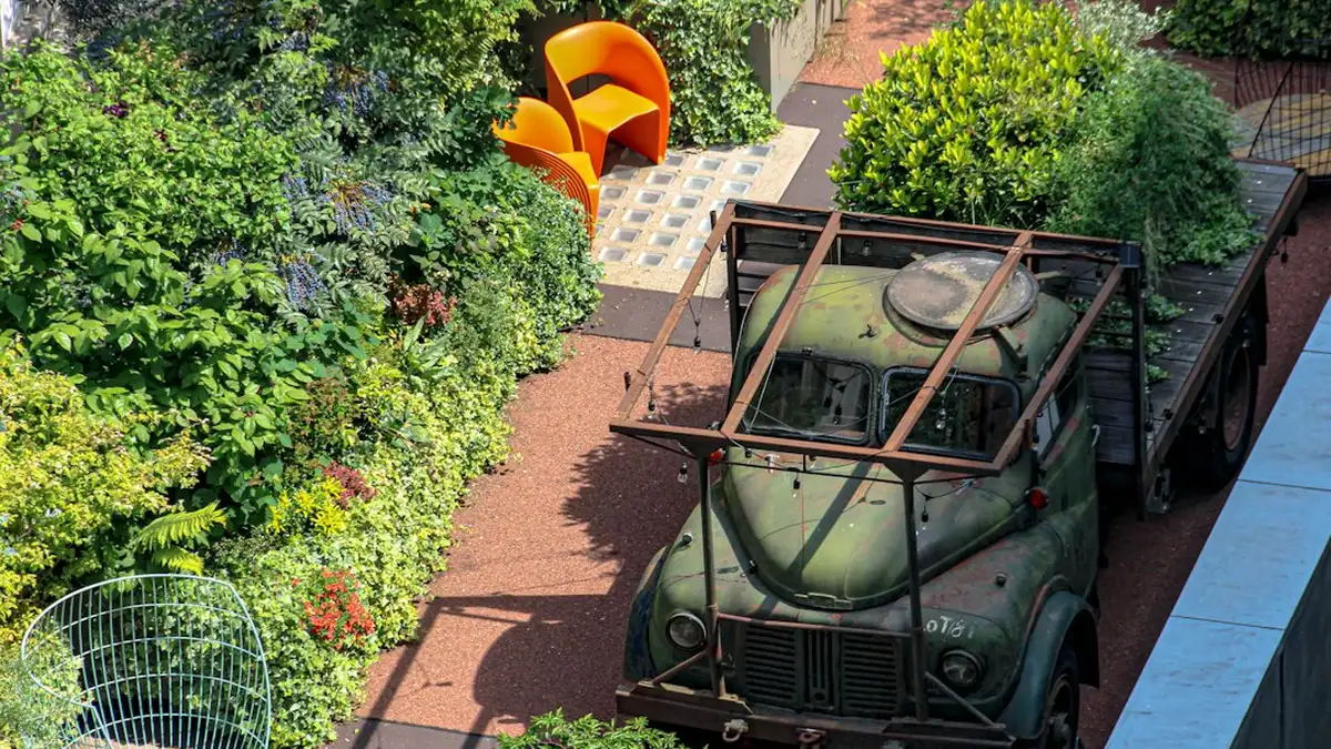 Idée déco jardin : Décoration extérieur jardin moderne